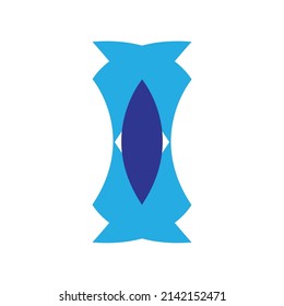 Blue color cooperative logo sign 
