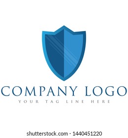 Blue Color Creative Flat Shield Logo Design.this is high resolution,creative and unique Shield logo.you can use this logo for your company and website.this is print ready logo.