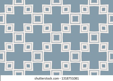 Blue color. Decorative wallpaper design in shape.Vector abstract background.