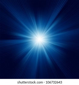 A Blue color design with a burst. EPS 8 vector file included