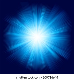 A Blue color design with a burst. EPS 8 vector file included