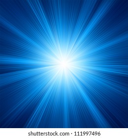 A Blue color design with a burst. EPS 8 vector file included