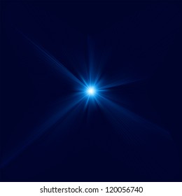Blue color design with a burst. EPS 8 vector file included
