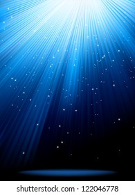 Blue color design with a burst. EPS 8 vector file included