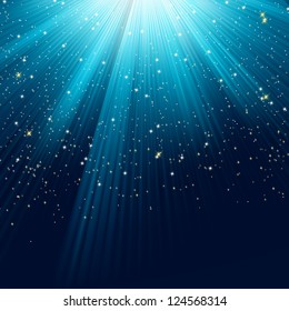 Blue color design with a burst. EPS 8 vector file included