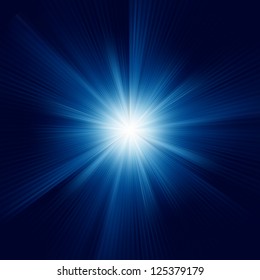 Blue color design with a burst. EPS 8 vector file included