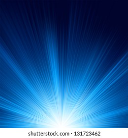 Blue color design with a burst. EPS 8 vector file included