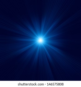 Blue color design with a burst. EPS 10 vector file included