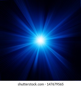 Blue color design with a burst. EPS 8 vector file included