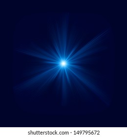 Blue color design with a burst. EPS 8 vector file included