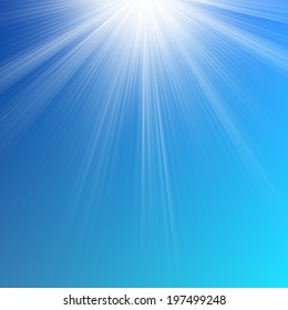 Blue color design with a burst. EPS 10 vector file included