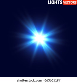 A Blue color design with a burst. EPS 10 vector file included