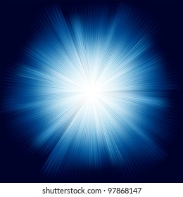 A Blue color design with a burst. EPS 8 vector file included