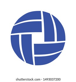 blue color design element vector logo sign concept template isolated on white 