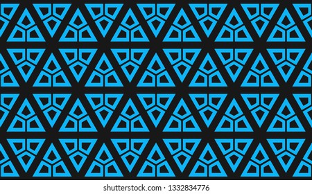 Blue color. Design for prints, textile, decor, fabric. for holiday decoration, holiday packaging. Vector seamless pattern