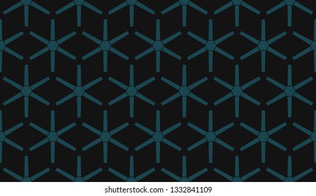 Blue color. Design for prints, textile, decor, fabric. for holiday decoration, holiday packaging. Vector seamless pattern