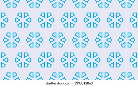 Blue color. Design for prints, textile, decor, fabric. for holiday decoration, holiday packaging. Vector seamless pattern
