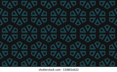 Blue color. Design for prints, textile, decor, fabric. for holiday decoration, holiday packaging. Vector seamless pattern