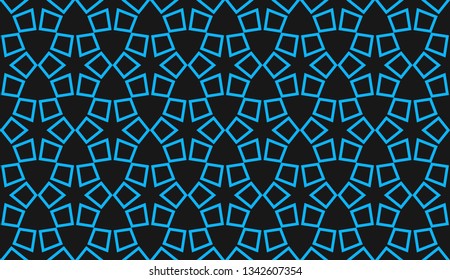Blue color. Design for prints, textile, decor, fabric. for holiday decoration, holiday packaging. Vector seamless pattern