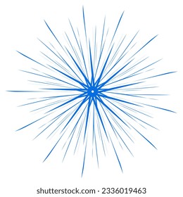 Blue color ethnic mandala patern design illustration. Perfect for logos, icons, stickers, tattoos, design elements for websites, advertisements and more.
