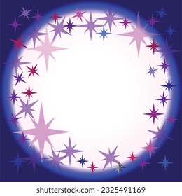 blue color frame abstract background vector