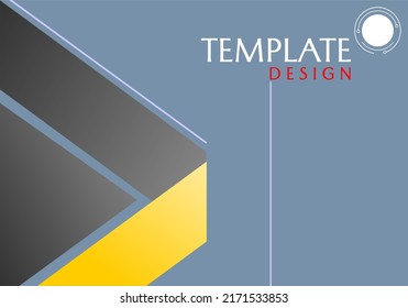 blue color geometric abstract background. modern vector design for banner, cover, website