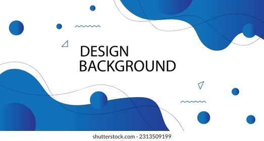 
Blue color geometric abstract background for flyer, brochure, poster or web design