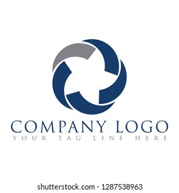 blue color geometric circle logo.this is high resolution,creative and unique geometric circle logo.you can use this logo for your company and website.this is print ready logo.