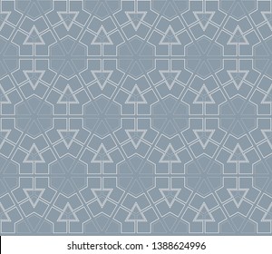 Blue color. Geometric shape abstract vector illustration. Vector background. Seamless pattern.For design, page fill, wallpaper