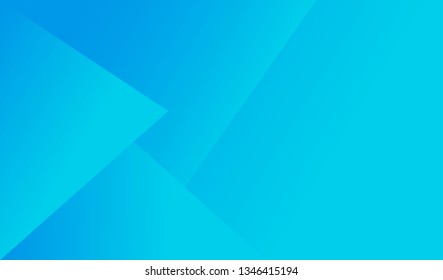 Blue color geometry. Minimal background abstract template