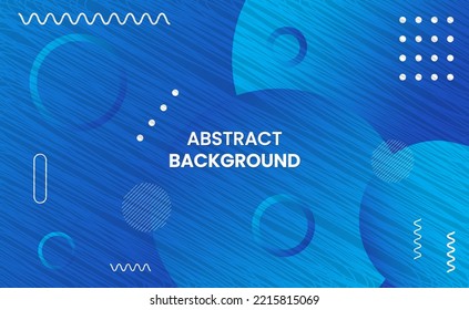 Blue Color Gradient with Abstract Circle Shape Elements. Suitable for Display Web Pages, Banners, Backgrounds and Other Uses.