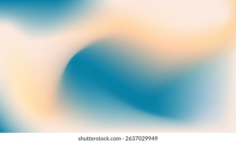 Blue color gradient background blurred neon color flow effect, summer poster, futuristic banner design