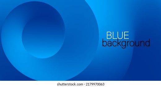 Blauer Farbverlauf. Flüssiger Hintergrund. Dynamische 3D-Strömung. Flüssiges abstraktes Design. Flüssige Farbe.