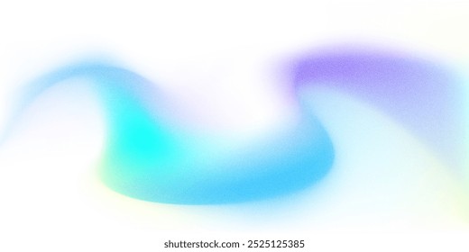 Blue color gradient wave background, abstract blue grain gradation texture, vector blue noise texture blur abstract background	
