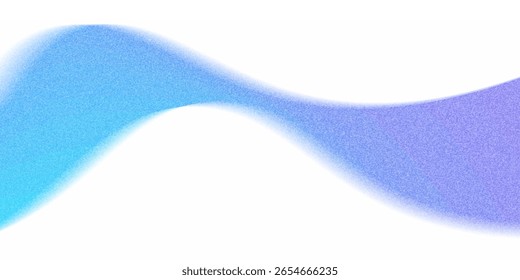 Blue color gradient wave background, abstract blue grain gradation texture, vector blue noise texture blur abstract background	

