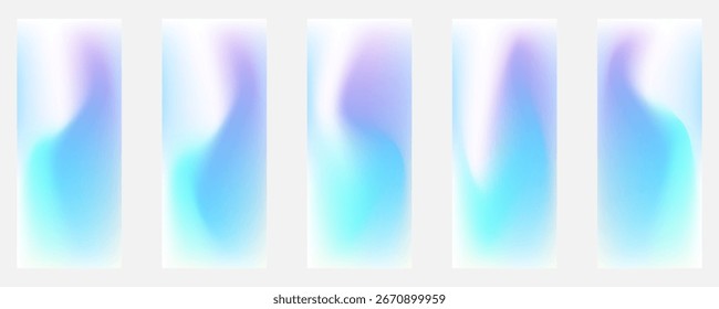 Fondo azul de la onda del gradiente del color, textura azul abstracta de la gradación del grano, fondo abstracto azul del desenfoque de la textura del ruido del Vector. eps10, Sitio web