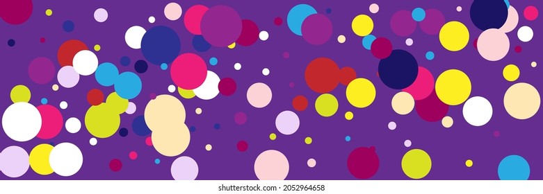 Blue Color Green Red Pink Children Composition. Circles Vivid Pastel Vibrant Multicolor Wallpaper. White Beige Purple Rainbow Yellow Bright Background. Dark Indigo Play Violet Kids Pattern.