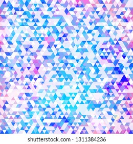 Blue color grunge triangle pattern (vector eps 10)