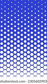 Fondo de textura a medio tono de color azul. Ilustración abstracta vectorial. Se puede usar como diseño para tarjetas, volantes, afiches, etc.