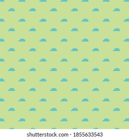 blue color hedgehog pattern on green background vector