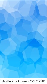 blue color hexagon background. vector. geometric pattern. ideas for your business presentations, printing, design.