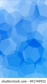 blue color hexagon background. vector. geometric pattern. ideas for your business presentations, printing, design.