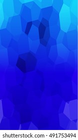 blue color hexagon background. vector. geometric pattern. ideas for your business presentations, printing, design.