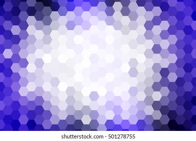 blue color honeycomb background. vector illustration. for design, wallpaper, brochure