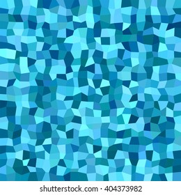Blue color irregular rectangle mosaic vector background