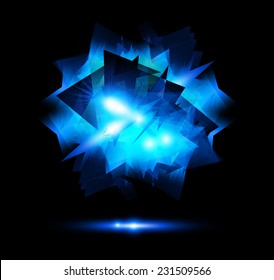 blue color Light Abstract Technology background for computer graphic website internet. 