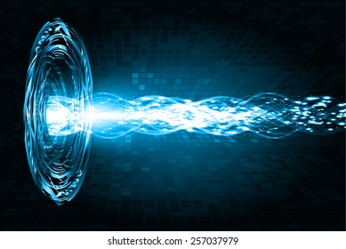 blue color Light Abstract Technology background for computer graphic website internet and business. 