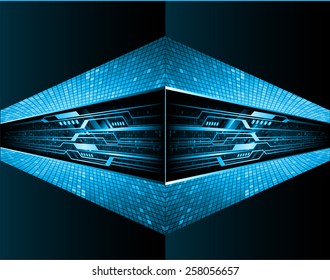 blue color Light Abstract Technology background for computer graphic website internet and business. circuit. tables mosaic background. 