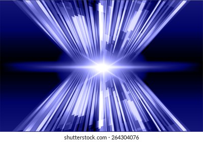 blue color Light Abstract Technology background for computer graphic website internet and business. circuit. star