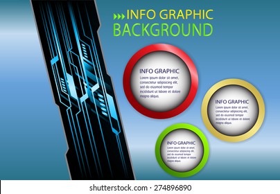 blue color Light Abstract Technology background computer graphic website internet and business. circuit. vector illustration. text box. Brochure. card. banner flyer magazine. Design label. circle